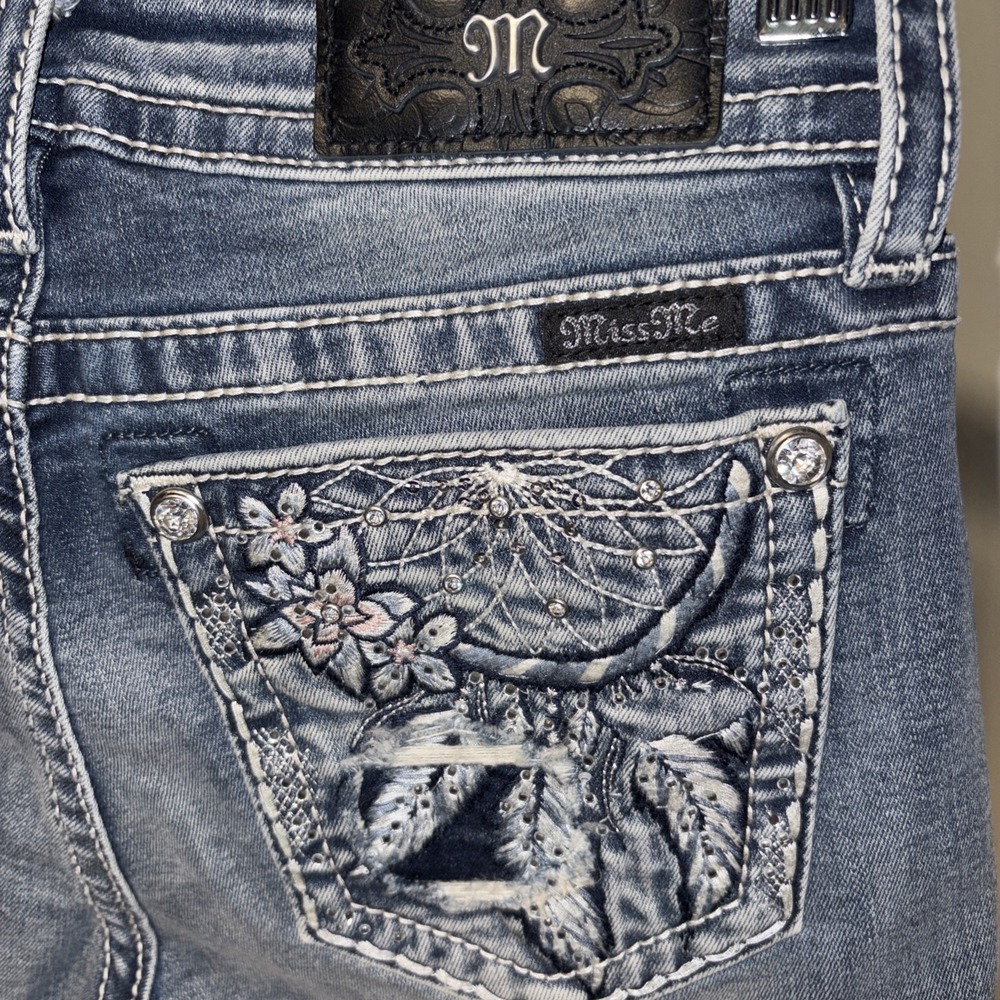MISS ME - Chloe Boot Cut Jeans - Size 27 - Y2K Glam, Western Chic